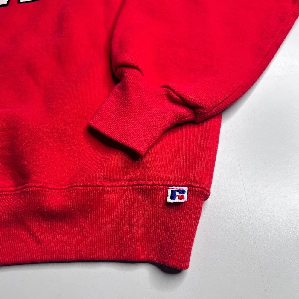 Vintage Russell Athletic Heidelberg College Red Crewneck Sweatshirt Mens M USA
